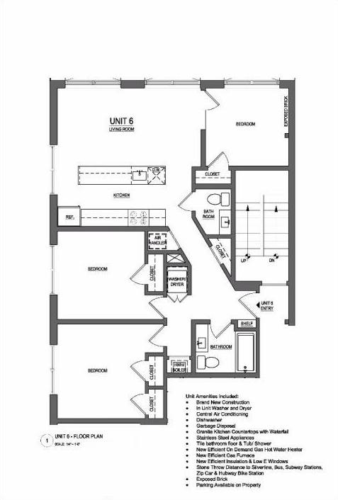 Apartment for rent at 659 Massachusetts Ave #U6, Boston, MA 02116