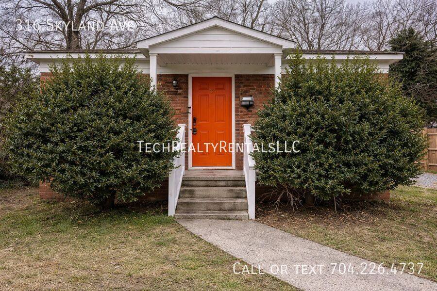 House for rent at 316 Skyland Ave, Charlotte, NC 28205