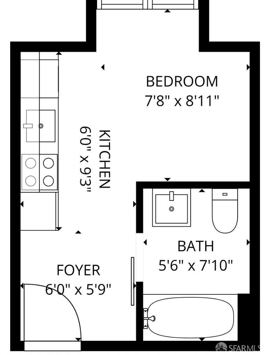 Apartment for rent at 811 Valencia St, San Francisco, CA 94110