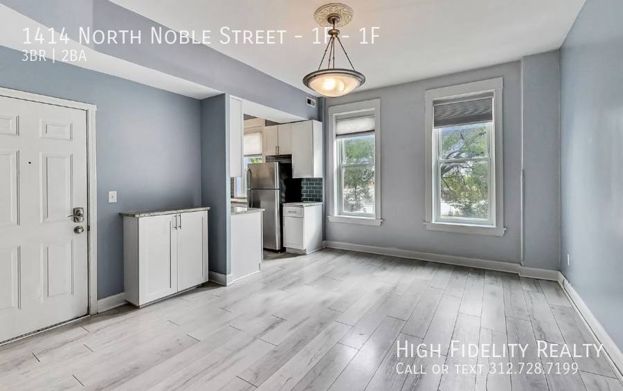 Apartment for rent at 1414 N Noble St #1F, Chicago, IL 60642