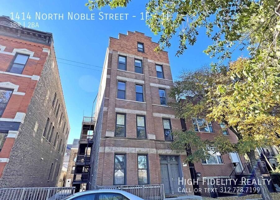 Apartment for rent at 1414 N Noble St #1F, Chicago, IL 60642