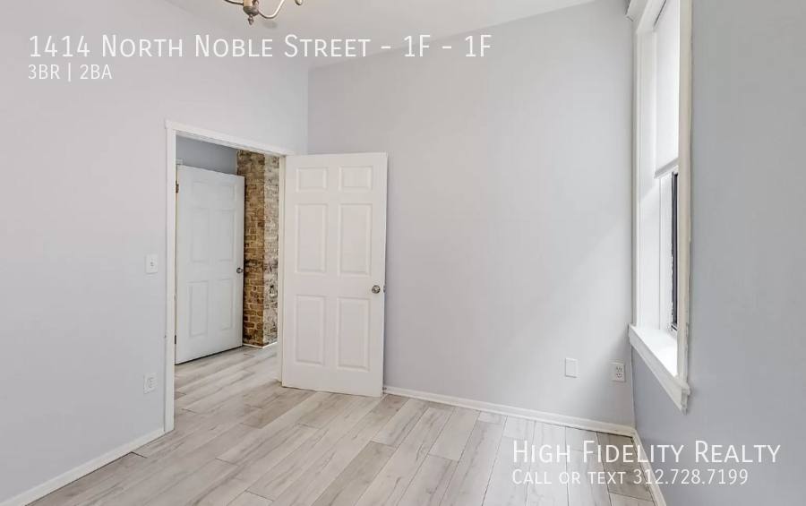 Apartment for rent at 1414 N Noble St #1F, Chicago, IL 60642