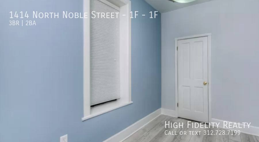 Apartment for rent at 1414 N Noble St #1F, Chicago, IL 60642