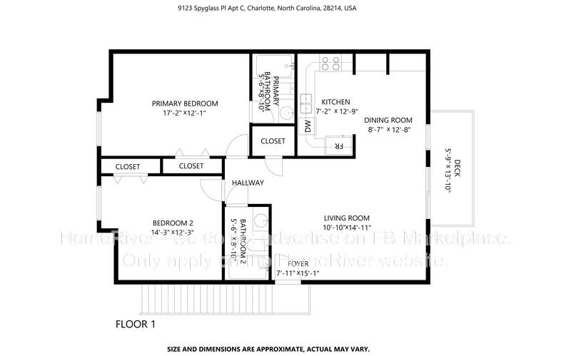 House for rent at 9123 Spyglass Place #C, Charlotte, NC 28214