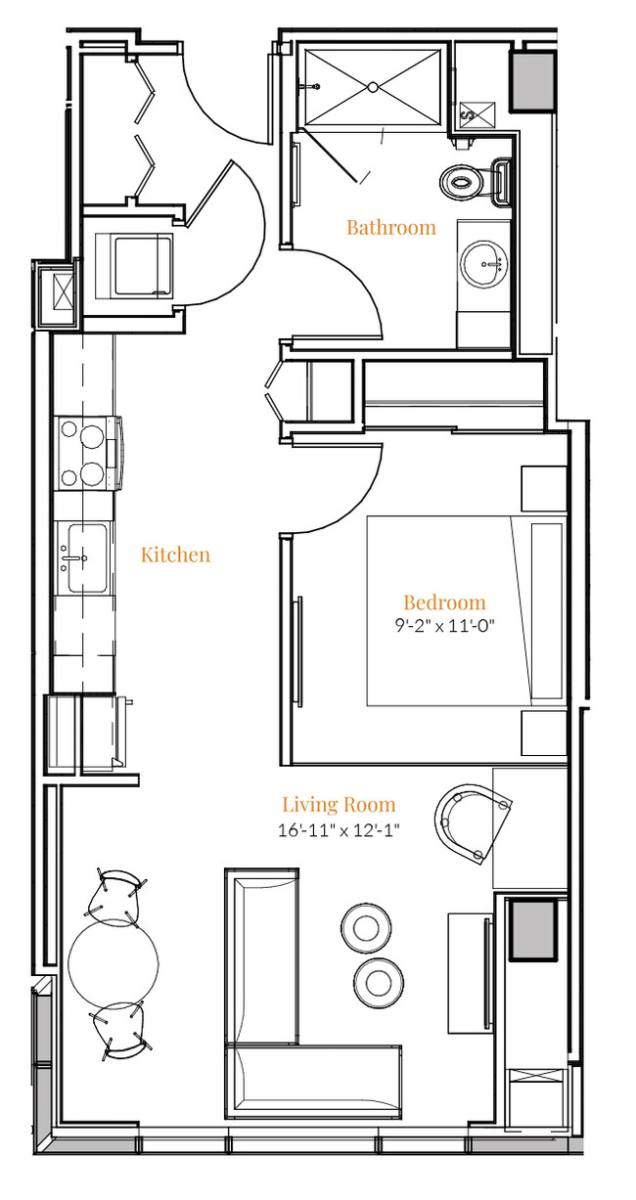 Apartment for rent at 500 Brazos St #A6-28, Austin, TX 78701