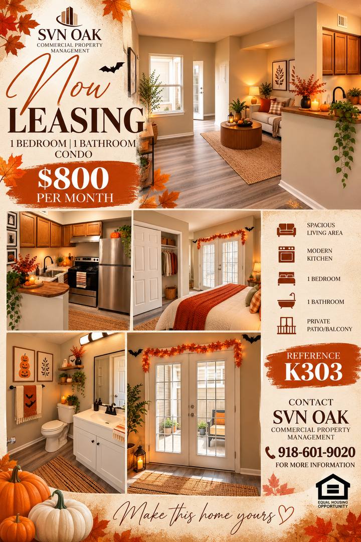 Condo for rent at 1730 E 67th St K #303, Tulsa, OK 74105