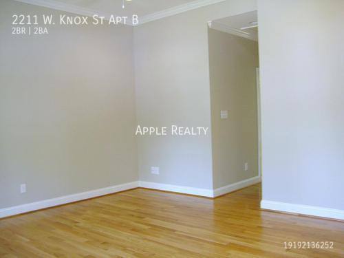 House for rent at 2211 W Knox St #B, Durham, NC 27705