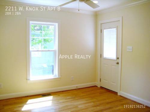 House for rent at 2211 W Knox St #B, Durham, NC 27705