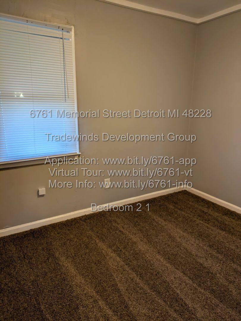 House for rent at 6761 Memorial St, Detroit, MI 48228