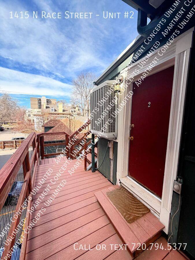 Apartment for rent at 1415 N Race St #2, Denver, CO 80218