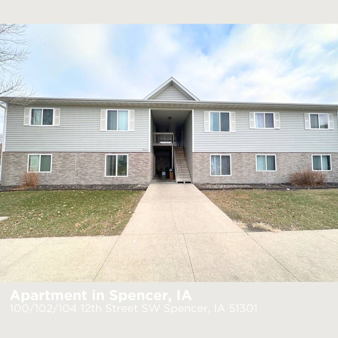 Apartment for rent at 100 102 104 12th St SW, Spencer, IA 51301