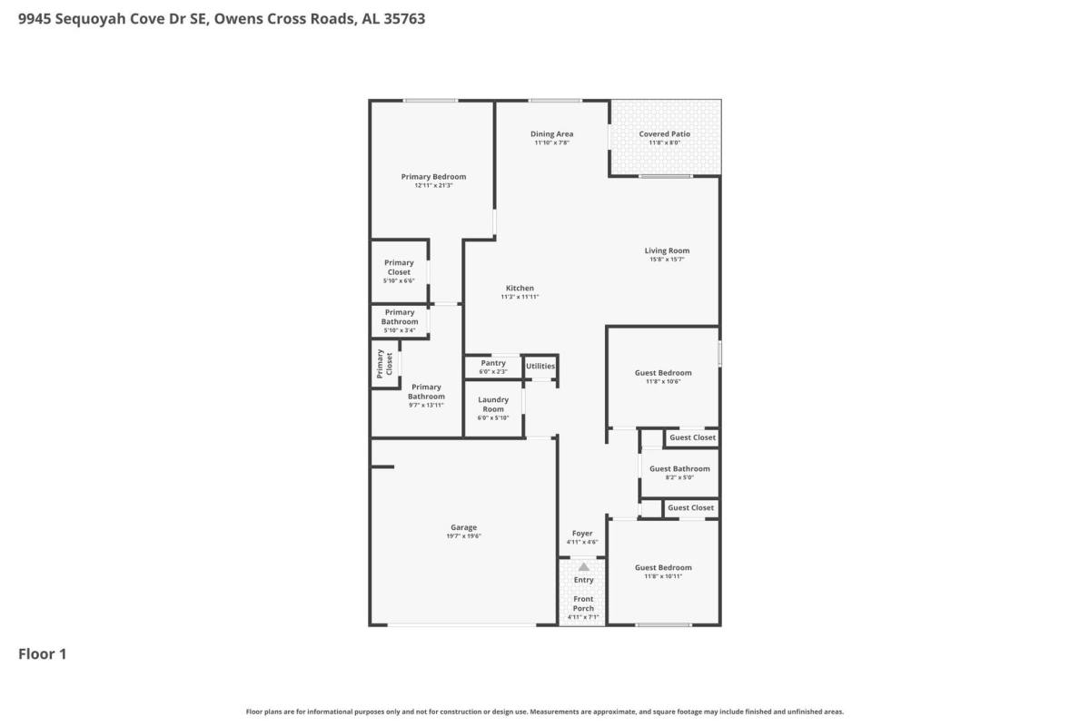 House for rent at 9945 Sequoyah Cove Dr SE, Owens Cross Roads, AL 35763