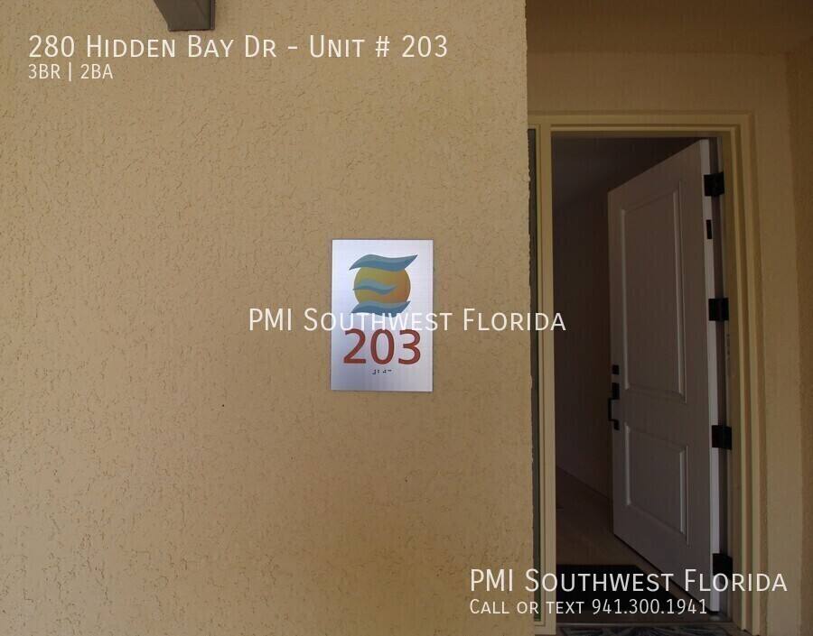 Apartment for rent at 280 Hidden Bay Dr #203, Osprey, FL 34229
