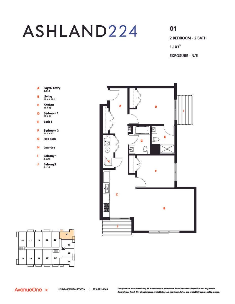 Apartment for rent at 224 S Ashland, Chicago, IL 60607