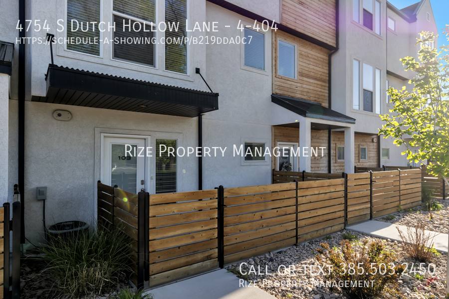Townhouse for rent at 4754 S Dutch Hollow Lane #4-404, Salt Lake City, UT 84117
