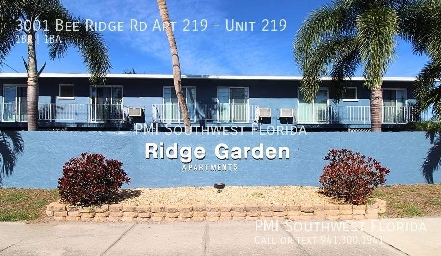 Apartment for rent at 3001 Bee Ridge Rd #219, Sarasota, FL 34239