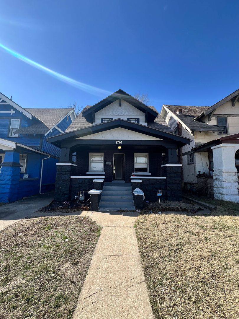 House for rent at 3726 Indiana Ave, Kansas City, MO 64128