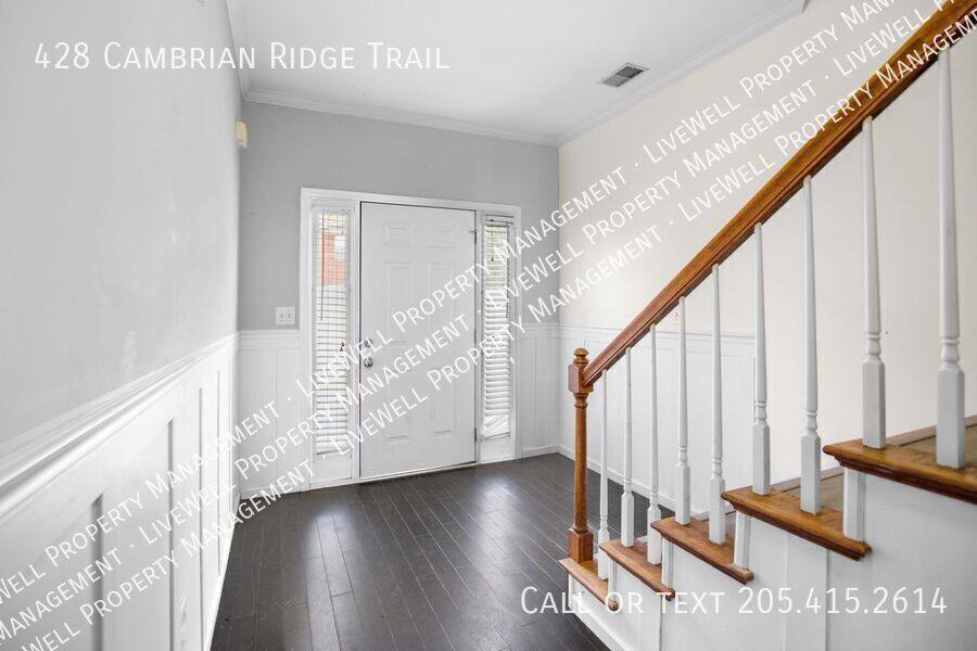 Townhouse for rent at 428 Cambrian Ridge Trail, Pelham, AL 35124