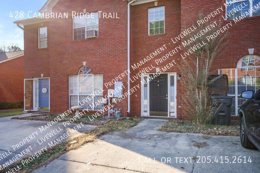 Townhouse for rent at 428 Cambrian Ridge Trail, Pelham, AL 35124