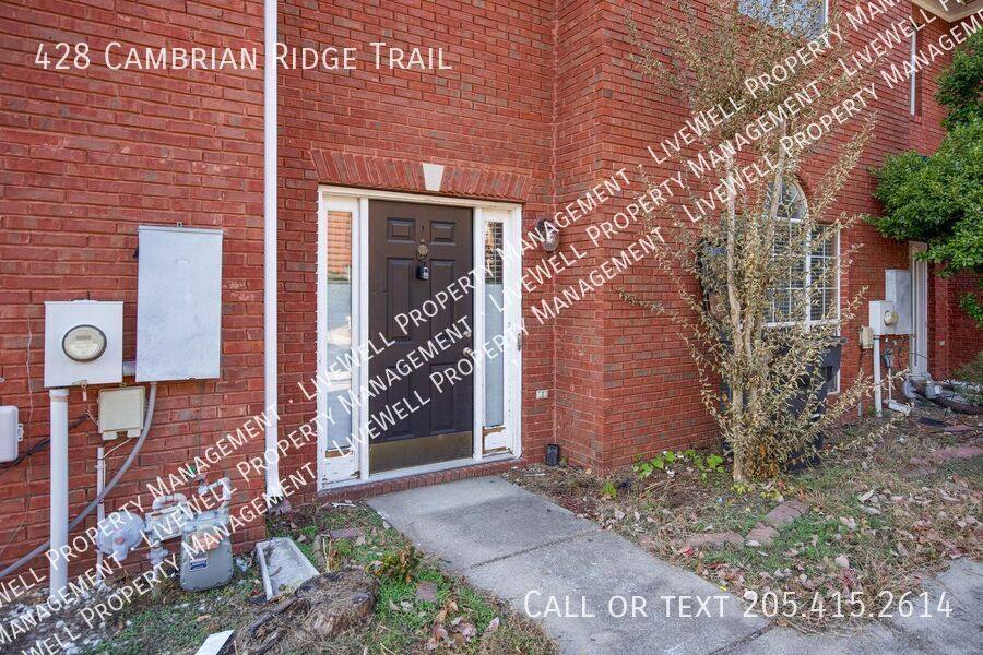 Townhouse for rent at 428 Cambrian Ridge Trail, Pelham, AL 35124