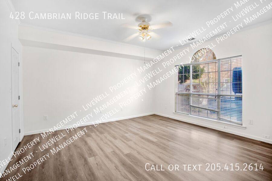 Townhouse for rent at 428 Cambrian Ridge Trail, Pelham, AL 35124