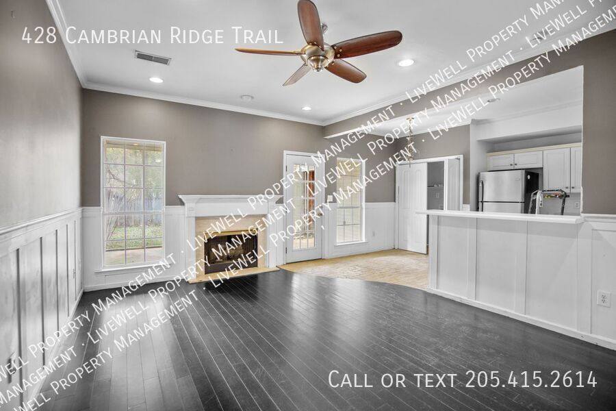 Townhouse for rent at 428 Cambrian Ridge Trail, Pelham, AL 35124