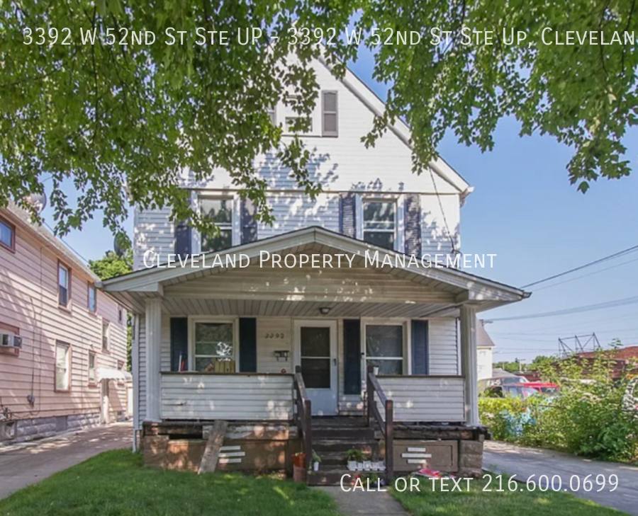 Apartment for rent at 3392 W 52nd St #UP, Cleveland, OH 44102