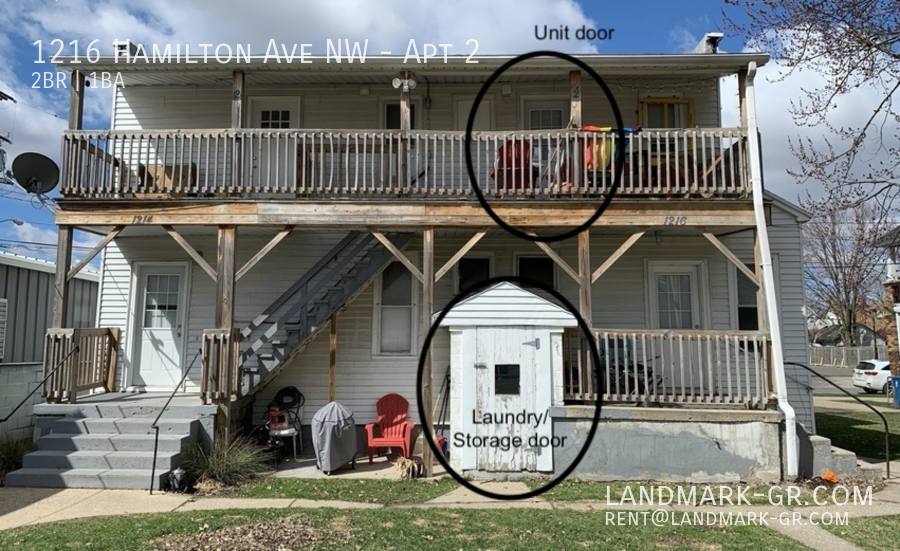 Apartment for rent at 1216 Hamilton Ave NW #2, Grand Rapids, MI 49504