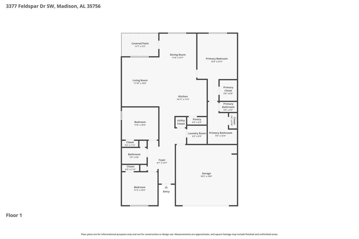 House for rent at 3377 Feldspar Dr SW, Madison, AL 35756