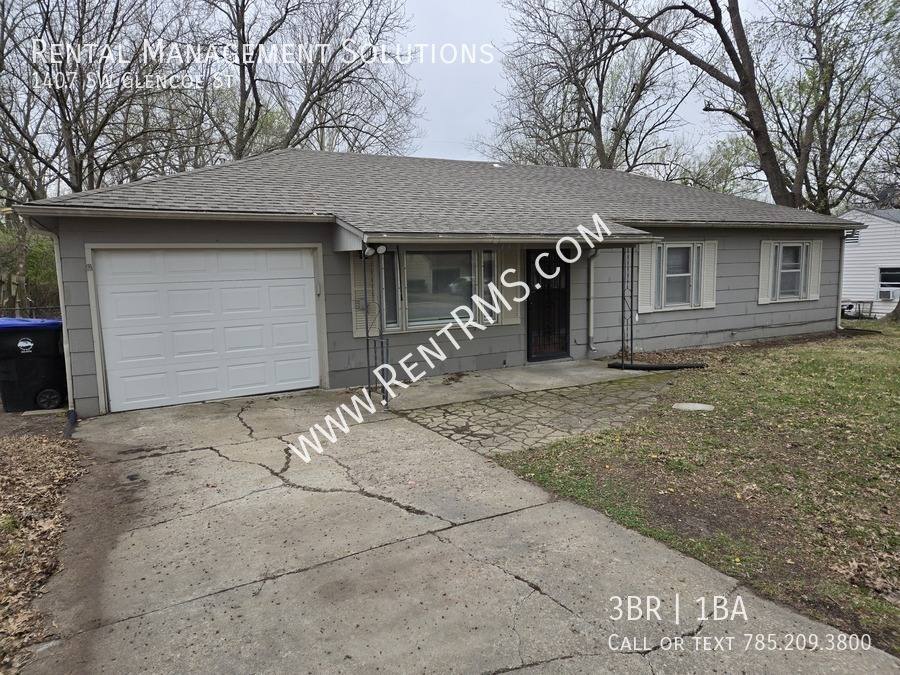 House for rent at 1407 SW Glencoe St, Topeka, KS 66611