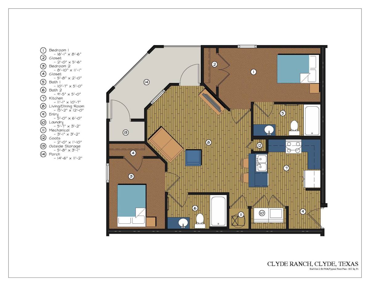 Apartment for rent at 8525 I-20 W, Clyde, TX 79510