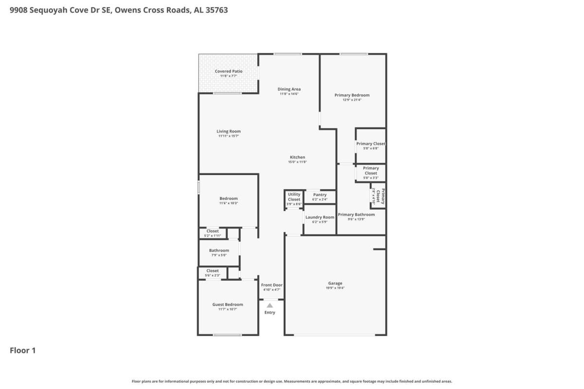 House for rent at 9908 Sequoyah Cove Dr SE, Owens Cross Roads, AL 35763