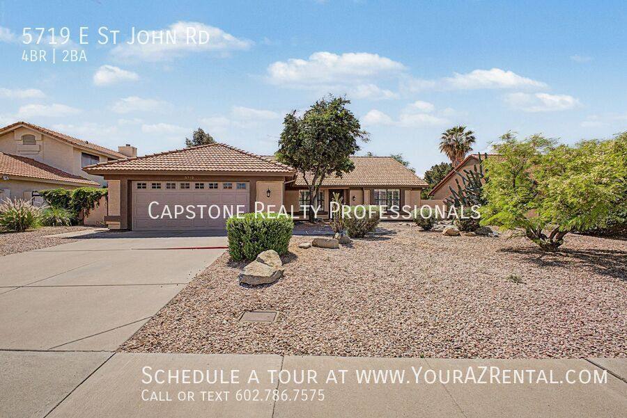 House for rent at 5719 E St John Rd, Scottsdale, AZ 85254
