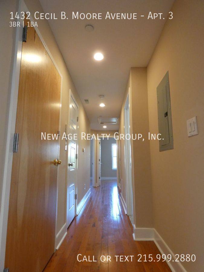 Apartment for rent at 1432 Cecil B Moore Ave #3, Philadelphia, PA 19121