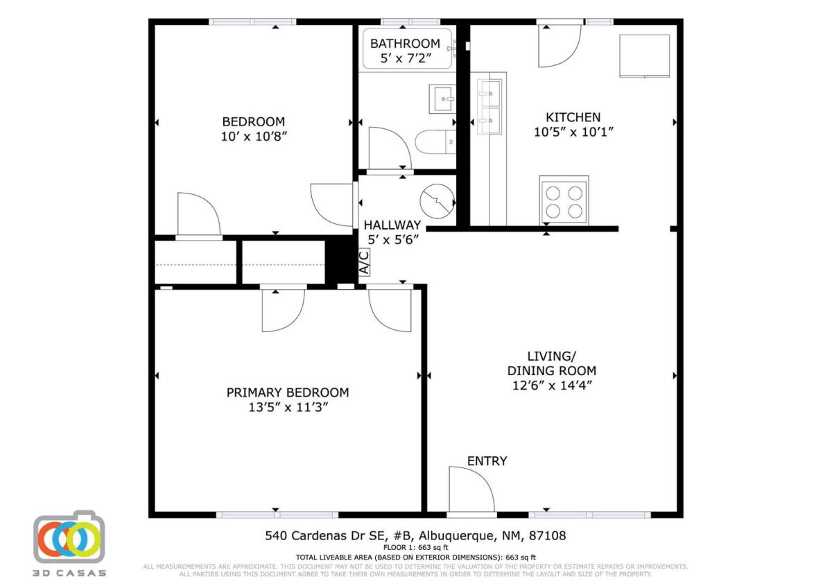 Apartment for rent at 536 Cardenas Dr SE, Albuquerque, NM 87108