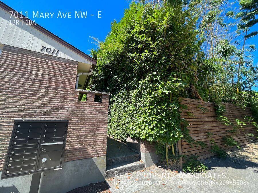 Apartment for rent at 7011 Mary Ave NW E, Seattle, WA 98117