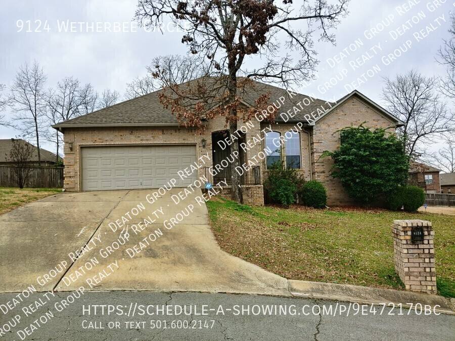 House for rent at 9124 Wetherbee Circle, Sherwood, AR 72120