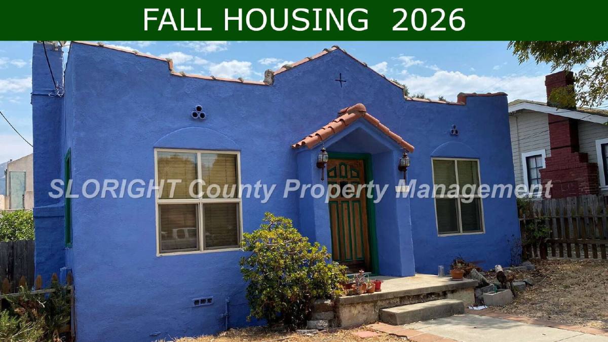 House for rent at 726 Johnson Ave, San Luis Obispo, CA 93401