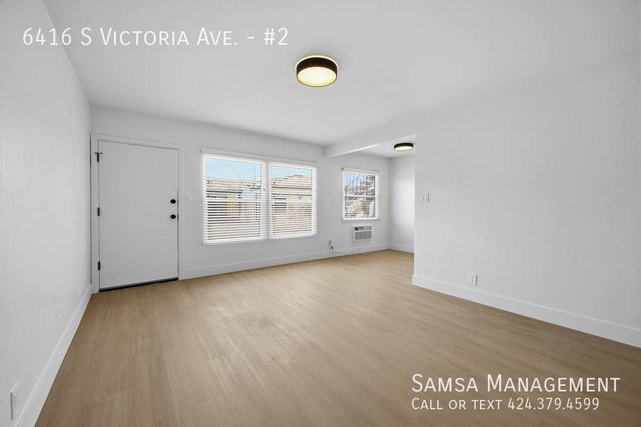 Apartment for rent at 6416 S Victoria Ave #2, Los Angeles, CA 90043