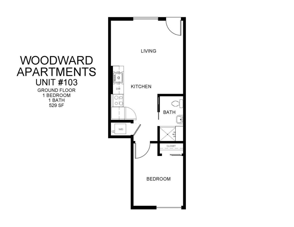 Apartment for rent at 8130 SE Woodward St, Portland, OR 97206