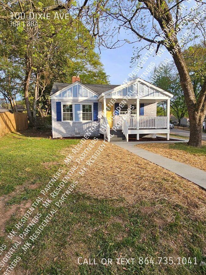 House for rent at 100 Dixie Ave, Greenville, SC 29607