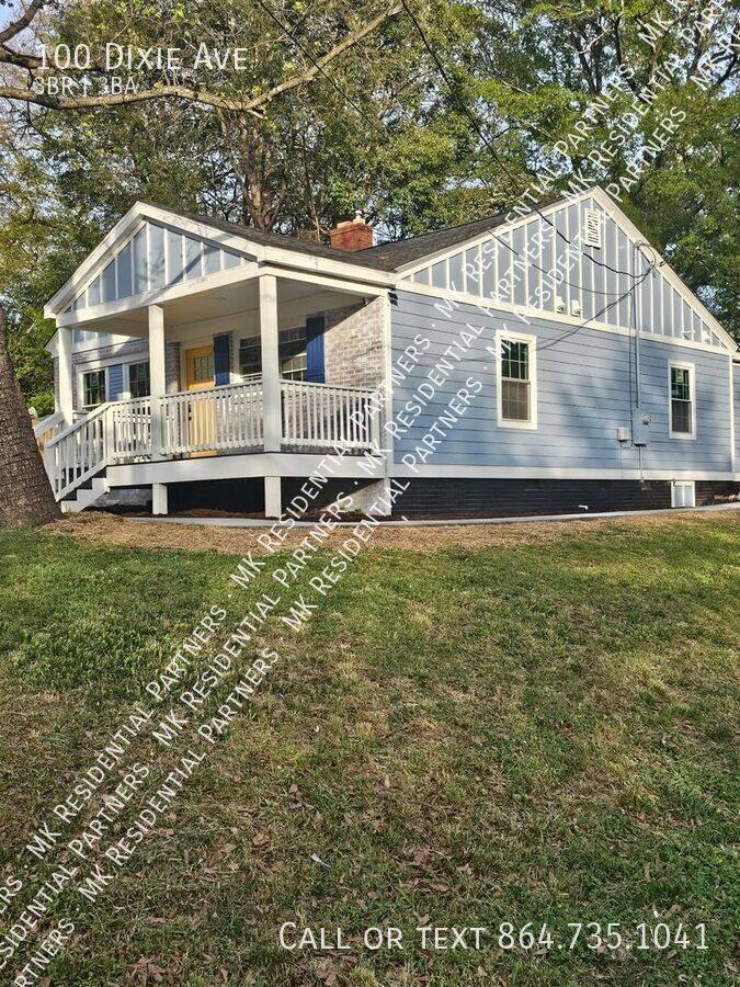 House for rent at 100 Dixie Ave, Greenville, SC 29607