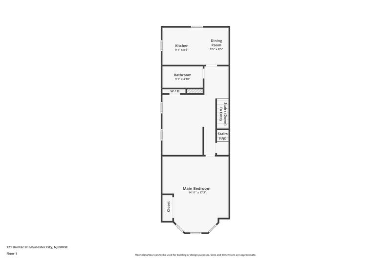 Apartment for rent at 721 Hunter St #2, Gloucester City, NJ 08030