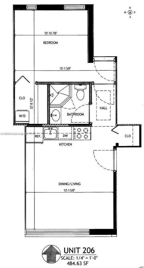 Apartment for rent at 601 11th St #206, Miami Beach, FL 33139