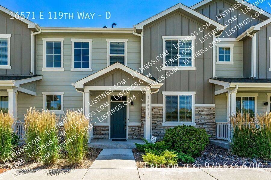 Townhouse for rent at 16571 E 119th Way #D, Commerce City, CO 80022