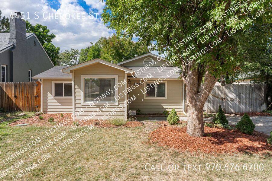 House for rent at 4451 S Cherokee St, Englewood, CO 80110