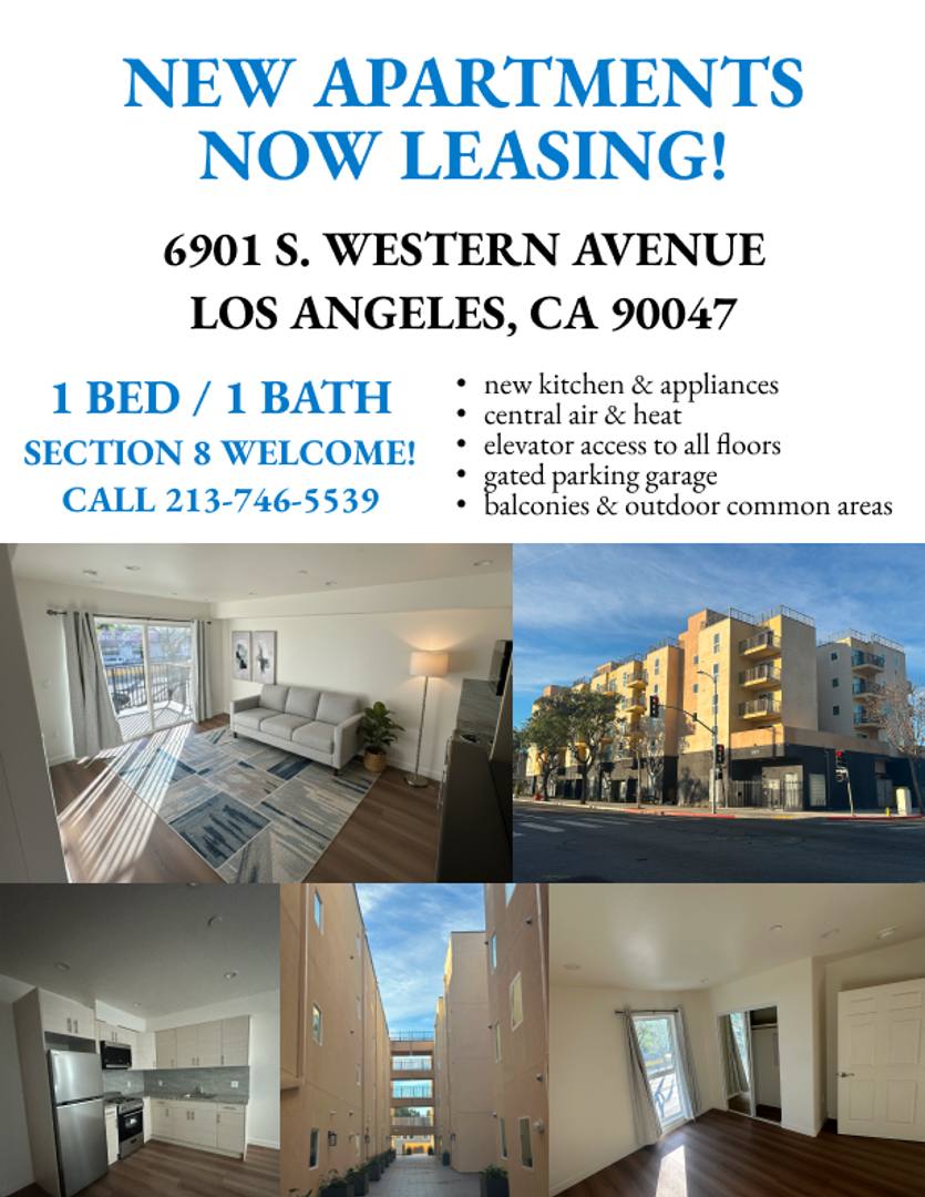 Apartment for rent at 6901 S Western Ave, Los Angeles, CA 90047