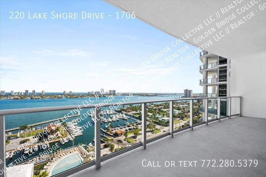 Apartment for rent at 220 Lake Shore Dr #1706, West Palm Beach, FL 33403