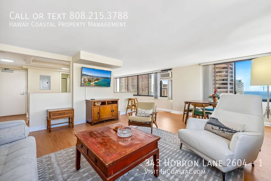 Condo for rent at 343 Hobron Lane 2604 #1, Honolulu, HI 96815