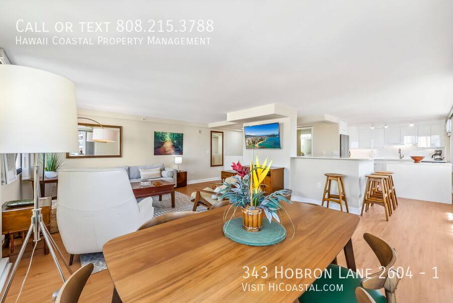 Condo for rent at 343 Hobron Lane 2604 #1, Honolulu, HI 96815
